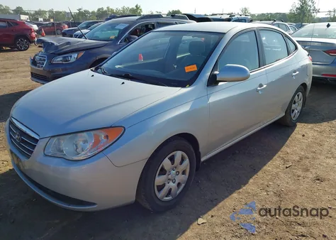2007 Hyundai Elantra Gls/Limited/Se from USA, damaged, VIN KMHDU46D57U250789